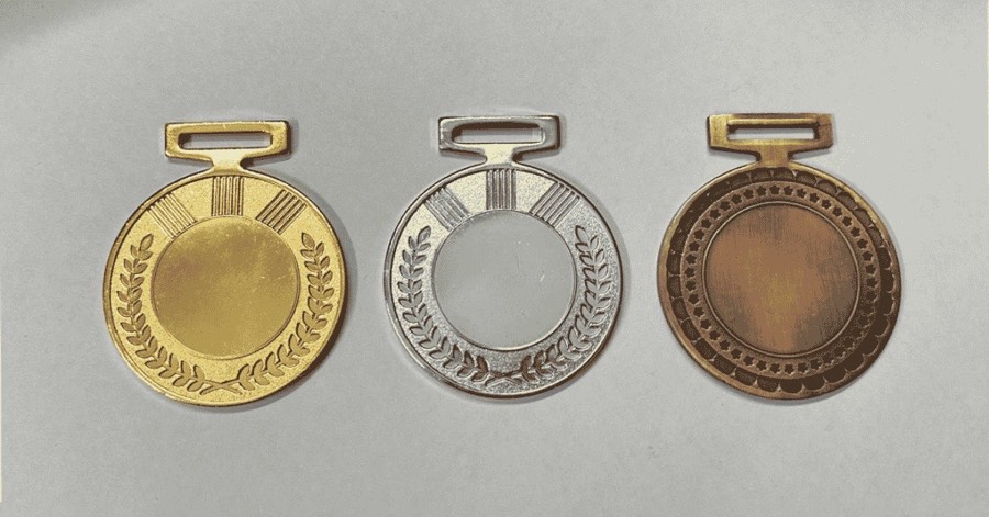 Brass Medals — 2 inch